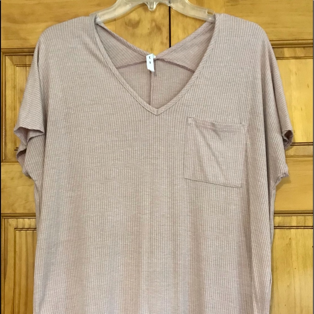MTS Ribbed Oversized Blouse 
Size 4 - 6 Small - Picture 5 of 7